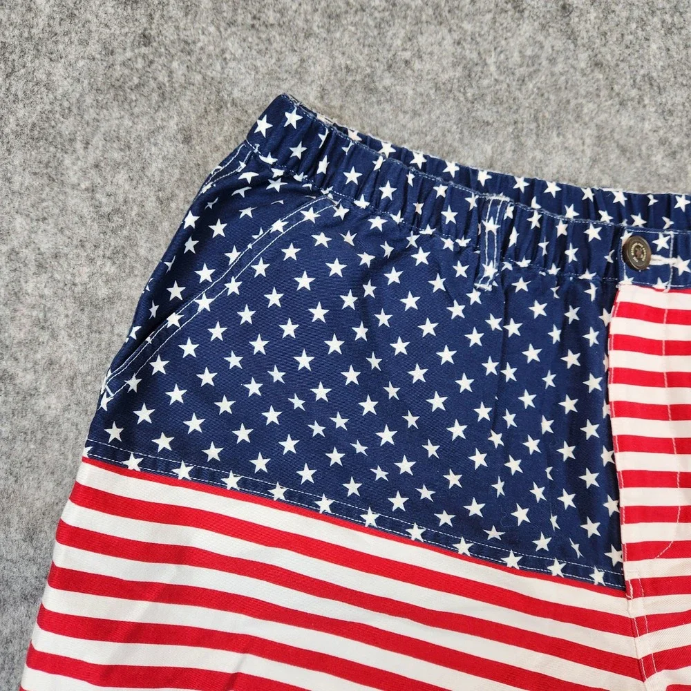 NWT Chubbies The Mericas Shorts Men XL Red White Blue Patriotic USA 5.5 Flag